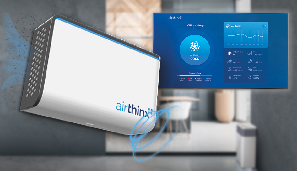 Conteúdo do fornecedor das instalações airthinx air cleaning limited use column