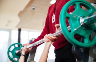 Halteres para treino pessoal