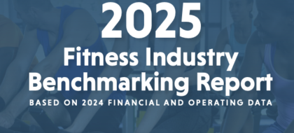 Capa do relatório de avaliação comparativa do sector do fitness da HFA 2025